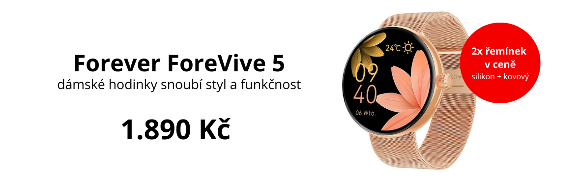 Moderní dámské hodinky Forever ForeVive 5 - styl a funkčnost