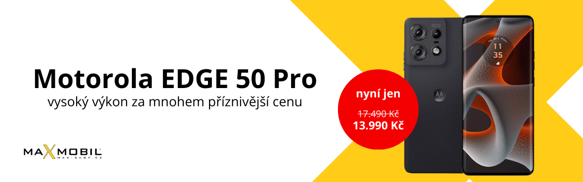 Motorola EDGE 50 Pro se slevou 20% 