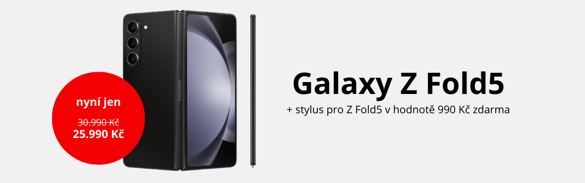 Galaxy Z Fold5 nyní za nejnižší cenu s hodnotným dárkem