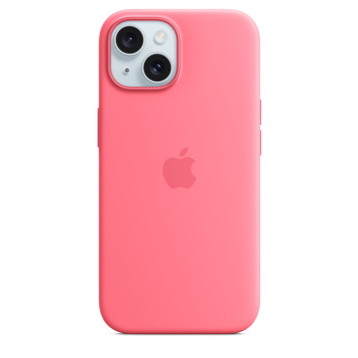 iPhone 15+ Silicone Case with MS - Pink