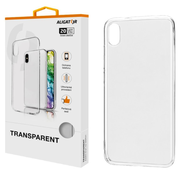 Pouzdro Aligator Transparent pro Xiaomi Redmi 7A