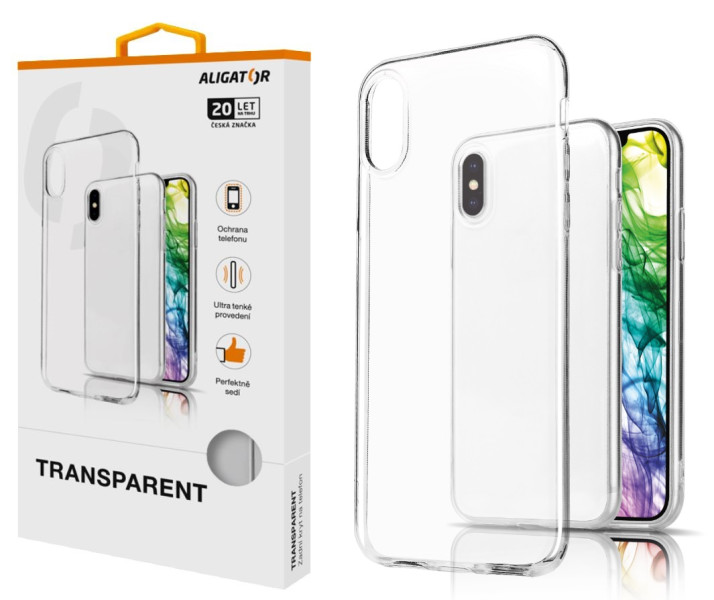 Pouzdro Aligator Transparent pro Xiaomi Redmi 8A