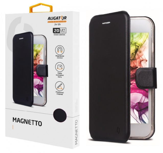 Pouzdro Aligator Magnetto pro Xiaomi Redmi 13C černé