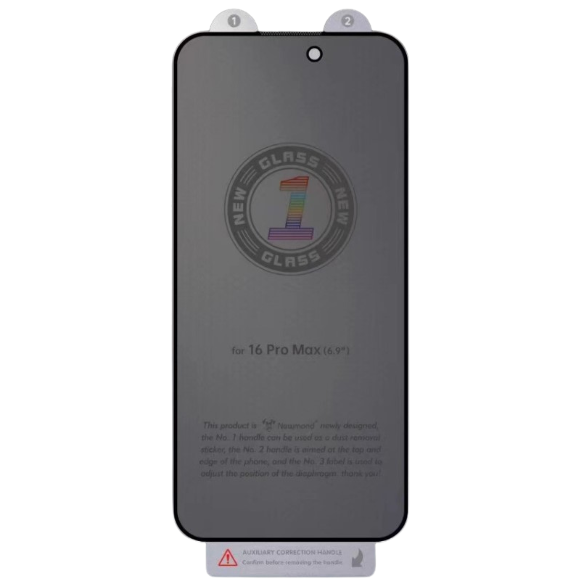 Tvrzené sklo PRIVACY pro Apple iPhone 15 Pro MAX ESD+ černé