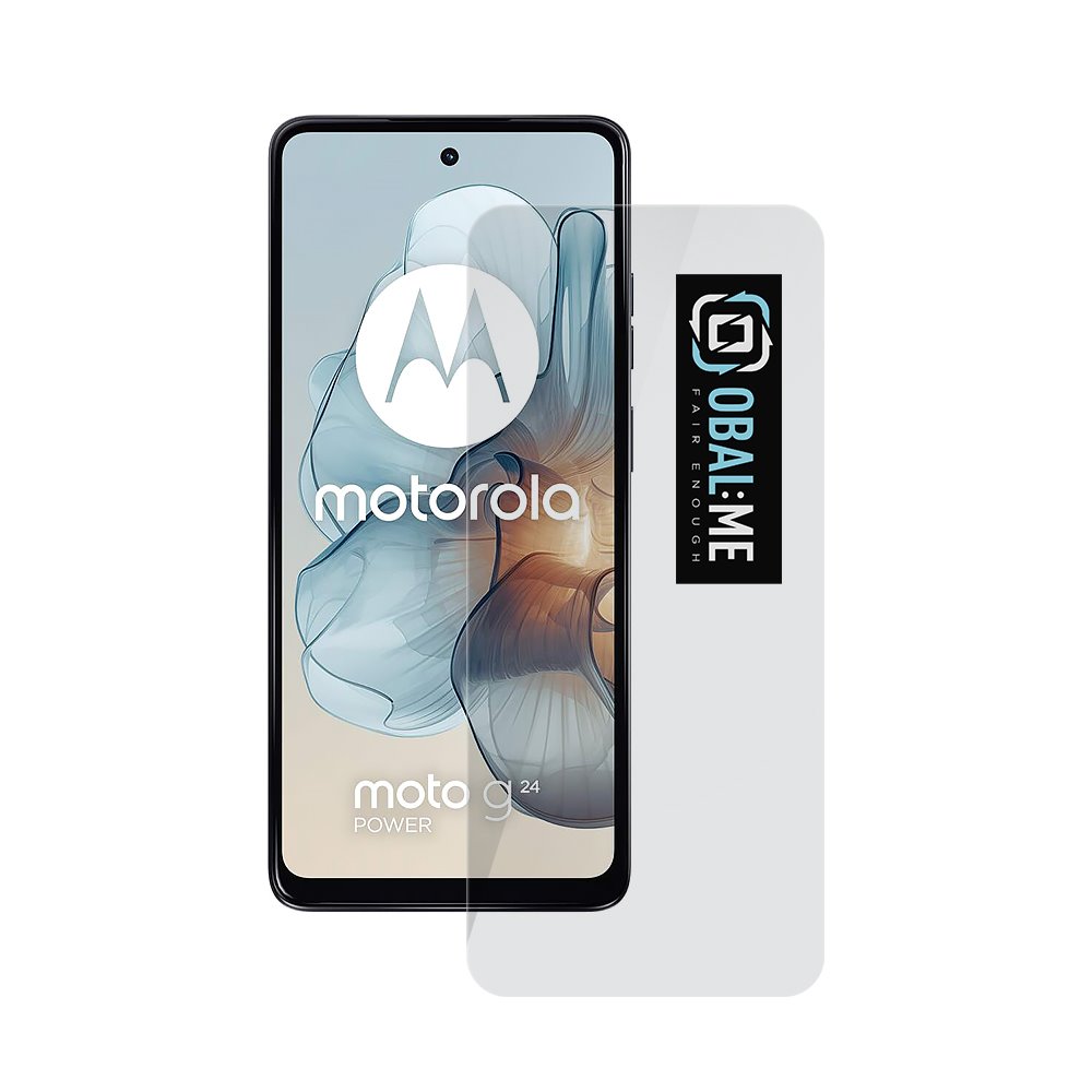 Tvrzené sklo OBAL:ME 2.5D pro Motorola Moto G04/G24 čiré