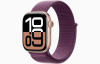 Apple Watch S10/42mm/Rose Gold/Sport Band/Plum