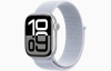 Apple Watch S10 Cell/42mm/Silver/Sport Band/Blue Cloud