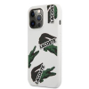 Lacoste Liquid Silicone Allover Pattern Kryt pro iPhone 13 Pro White