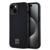 DKNY PU Leather Stack Logo Magsafe Zadní Kryt pro iPhone 14 Black