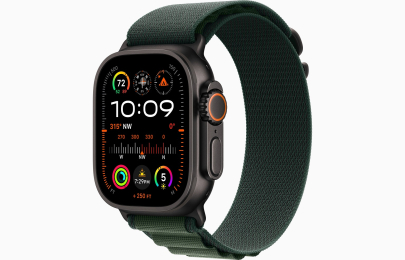 Apple Watch Ultra 2/49mm/Black/Sport Band/Dark Green Alpine/Medium