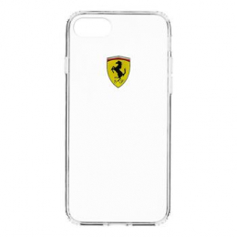 Pouzdro Ferrari Racing TPU iPhone 7 čiré