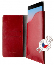 Pouzdro FIXED Pocket Book pro Apple iPhone X/Xs červené