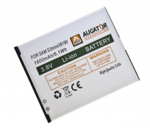 Baterie Aligator pro Samsung i8910 Galaxy S3 Mini (nahrazuje EB-F1M7FLU) 1600 mAh