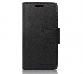 Pouzdro Fancy Diary Book pro Samsung Galaxy A12 černo-zlatá