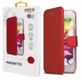 Pouzdro Aligator Magnetto pro Samsung Galaxy A20s červené