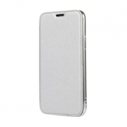 Pouzdro Electro Book pro Apple iPhone 6/6S Plus stříbrné