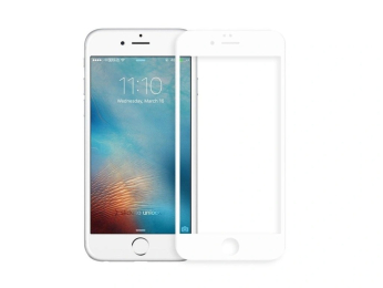 Tvrzené sklo 5D pro Apple iPhone 7/8 Plus bílé