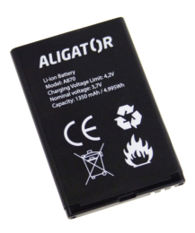 Baterie Aligator A800/A850/A870/A440/D920 1.450 mAh 