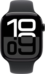 Apple Watch Series 10 42mm (MWWE3QC/A) černé s černým řemínkem vel. S/M