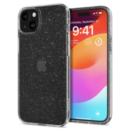 Pouzdro Spigen (ACS06788) Liquid Crystal Glitter pro Apple iPhone 15 čiré