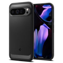 Pouzdro Spigen (ACS07719) Rugged Armor pro Google Pixel 9 Pro XL černé