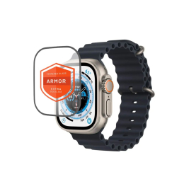 Tvrzené sklo FIXED ARMOR pro Apple Watch Ultra/Ultra 2 49mm černé