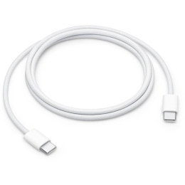 Datový kabel Apple (MW493ZM/A) 1m 60W pletený USB-C bílý