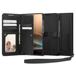 Pouzdro Spigen (ACS09125) Wallet S pro Galaxy S25+ černé