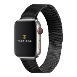 Tactical 333 Loop Magnetický Kovový Řemínek pro Apple Watch 1/2/3/4/5/6/7/8/9/SE 38/40/41mm Black