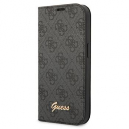 Guess PC/TPU 4G Metal Camera Outline Book Pouzdro pro iPhone 14 Pro Black