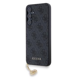 Guess 4G Charm Zadní Kryt pro Samsung Galaxy A55 5G Grey