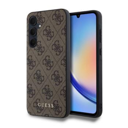 Guess 4G Zadní Kryt pro Samsung Galaxy A35 5G Brown