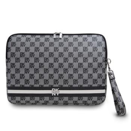 DKNY PU Leather Checkered Pattern and Stripe Obal na Notebook 13/14