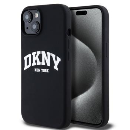 DKNY Liquid Silicone Arch Logo MagSafe Zadní Kryt pro iPhone 11 Black