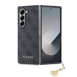 Guess 4G Charm Zadní Kryt pro Samsung Galaxy Z Fold 6 Grey