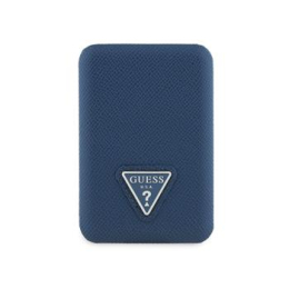 Guess PU Grained Triangle Logo MagSafe Powerbanka 5000mAh Blue