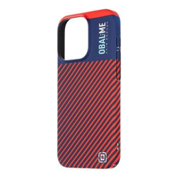 OBAL:ME Flossy Stripes Kryt pro Apple iPhone 15 Pro Blue/Red