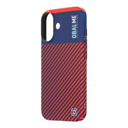 OBAL:ME Flossy Stripes Kryt pro Apple iPhone 16 Blue/Red