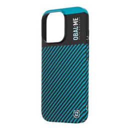 OBAL:ME Flossy Stripes Kryt pro Apple iPhone 16 Pro Black/Teal